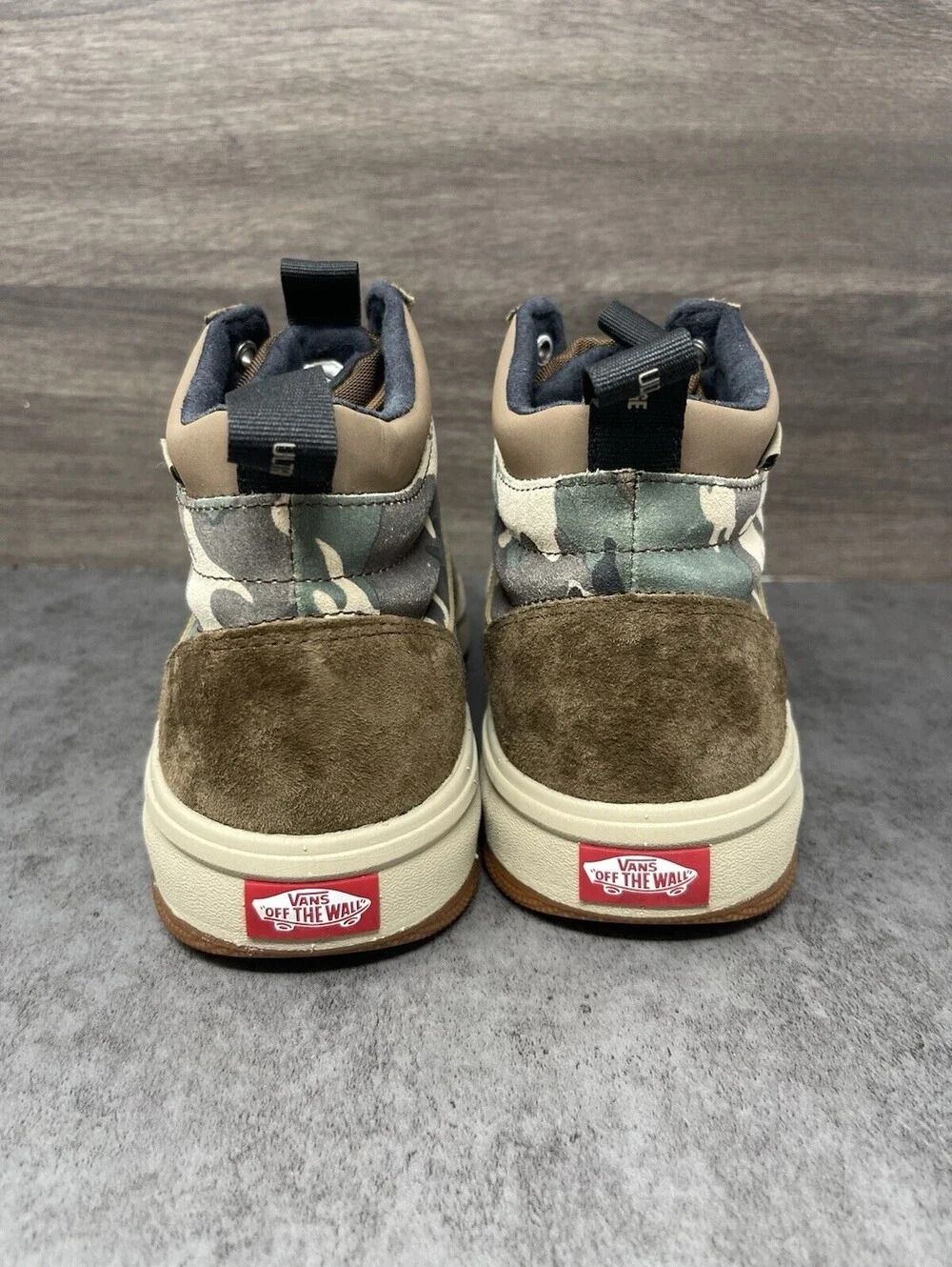 Vans UltraRange Hi DL MTE Nomad Camo Size 10 Mens Brown Hiking Sneaker Boots
